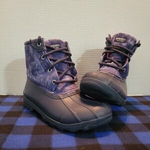 Navy Sperry Port Boot Girls Size 3M‎ A2